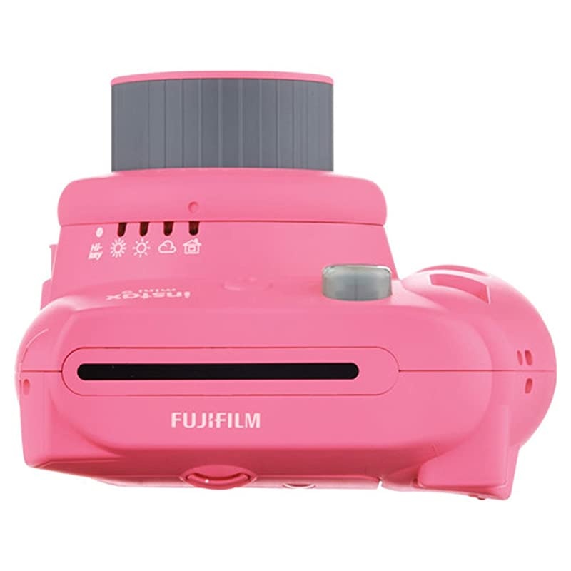 instax mini 9 Instant Film Camera (Flamingo Pink) +  Instax Mini Twin Pack Instant Film (80 Shots) + Camera Case + AA Batteries + Accessory Bundle