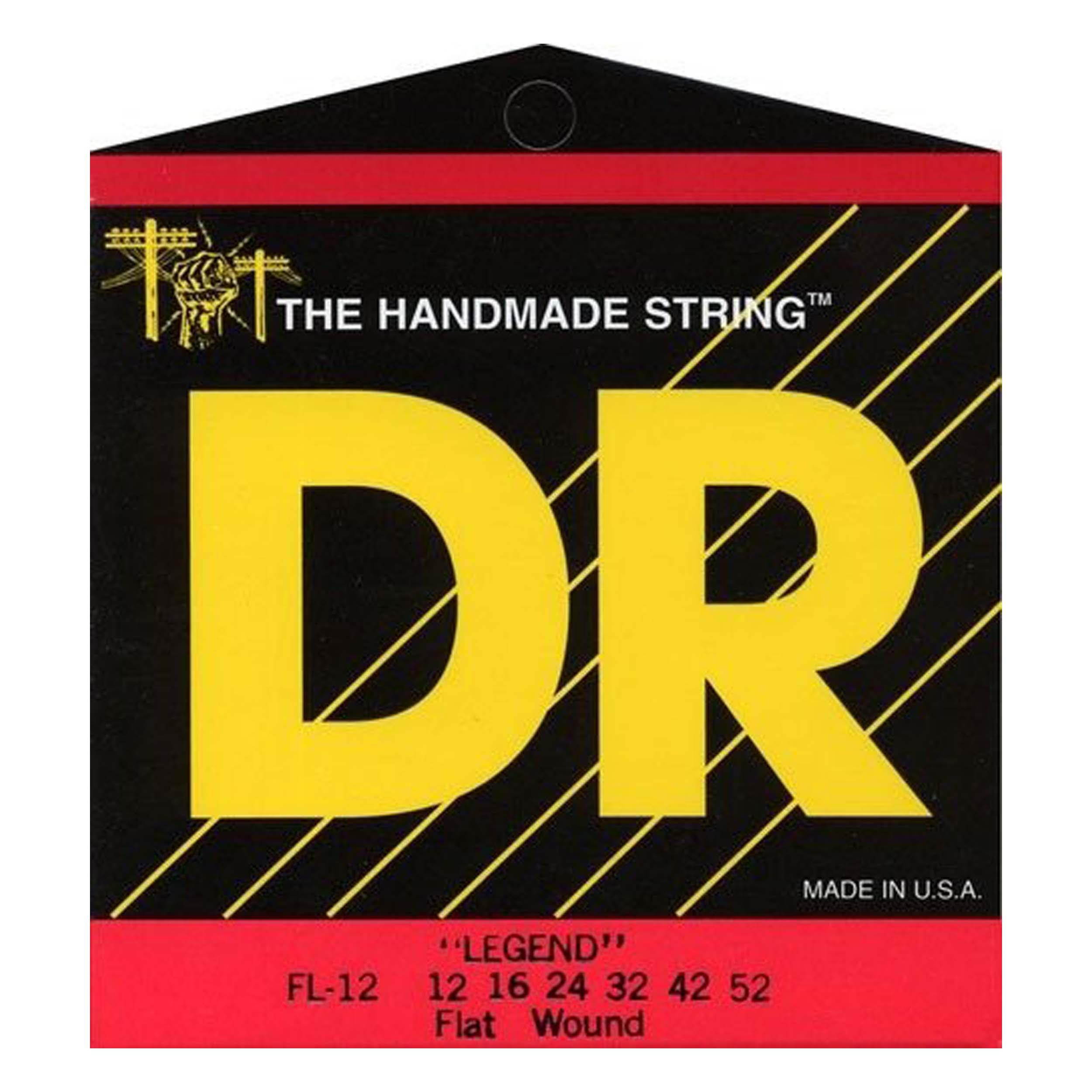 DR Legend Polished Flatwound - Lite - Electric Guitar Strings