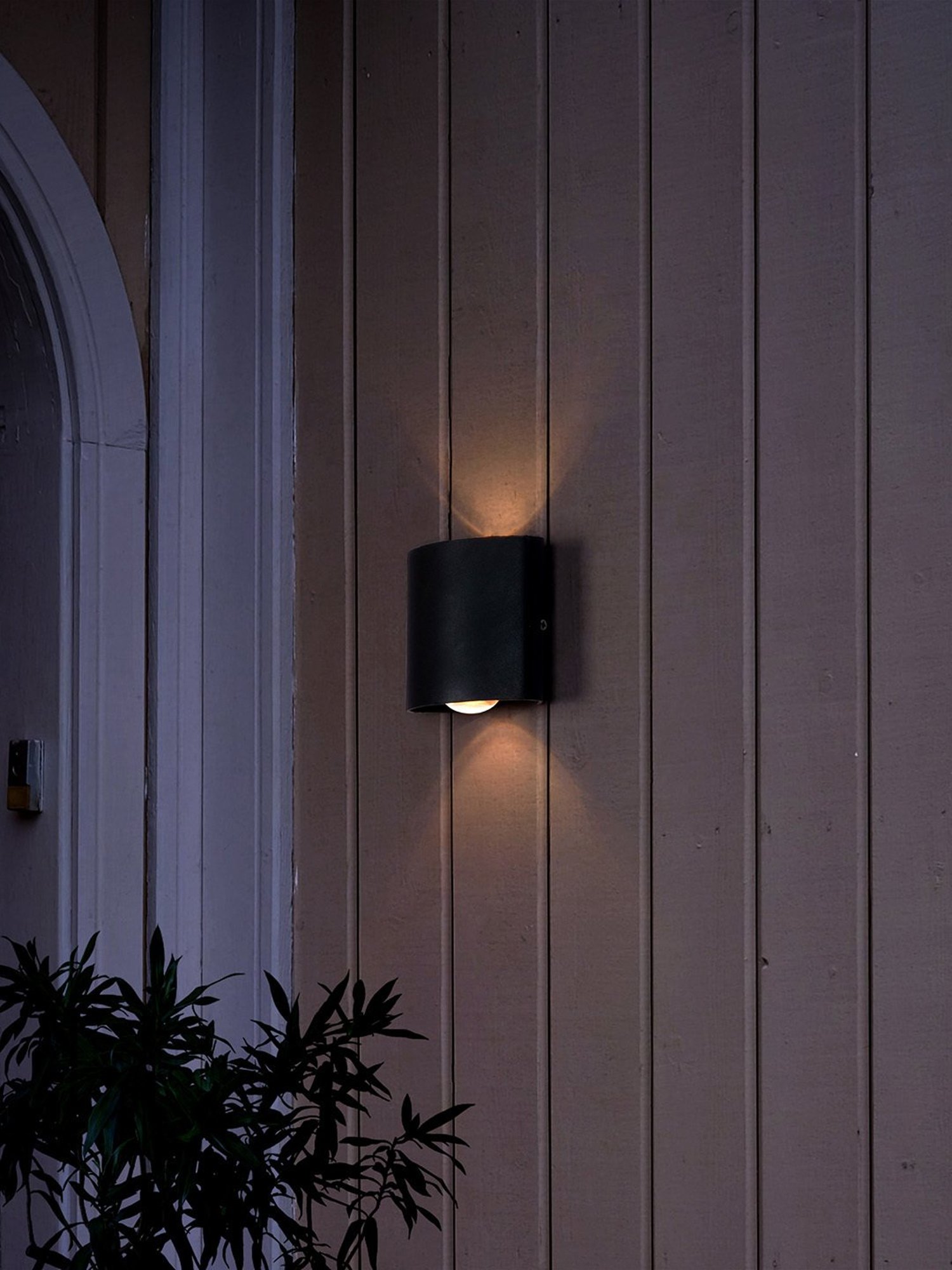 Fos Lighting Curved Square 3-Inch Aluminium Outdoor LED Light