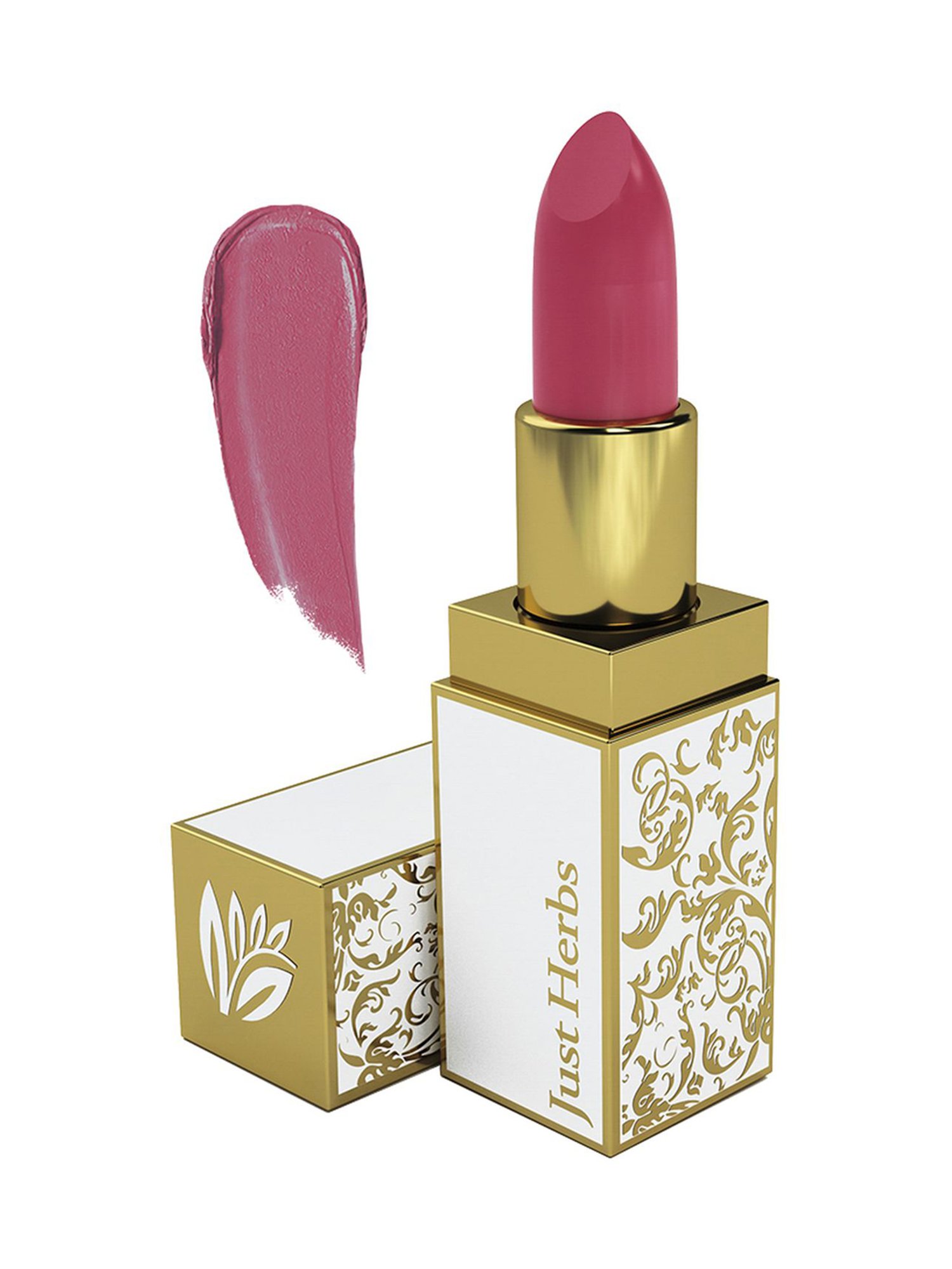 JUST HERBS Herb Enriched Ayurvedic Lipstick Pink - 4.2 gm