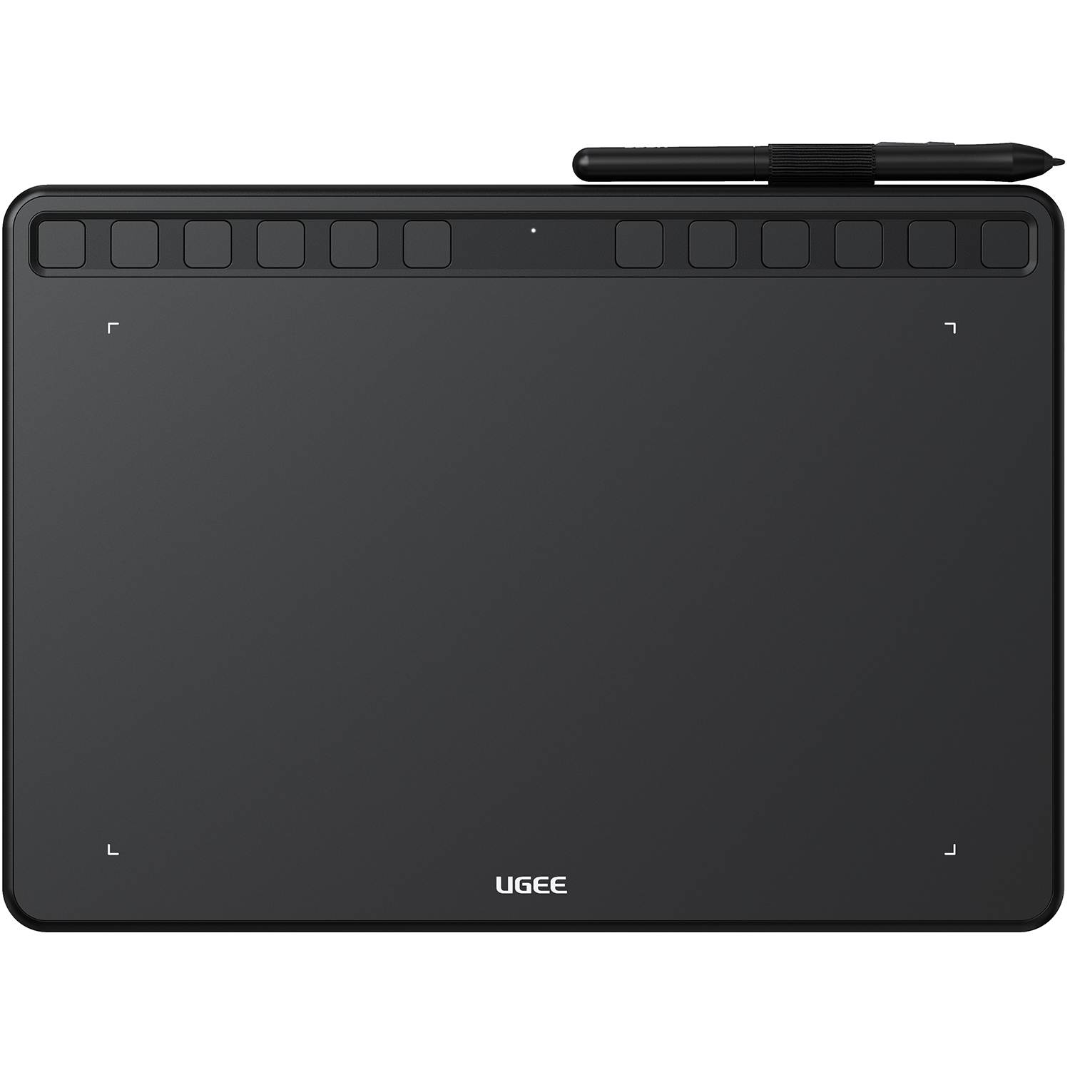 UGEE S1060 Graphics Drawing Tablet, 10X6.27 Inches Graphic Pen Tablet with 12 Shortcut Keys,Battery-free 8192 Passive Stylus ,Work on Android, Windows, MAC OS, Chrome OS,Linux