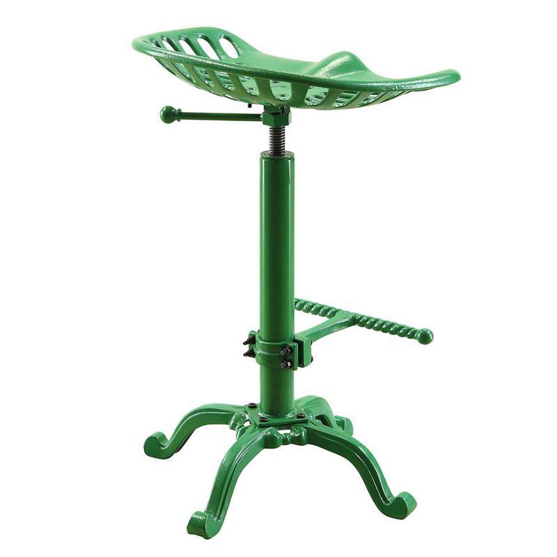 Adjustable Tractor Seat Stool Green - Carolina Chair and Table