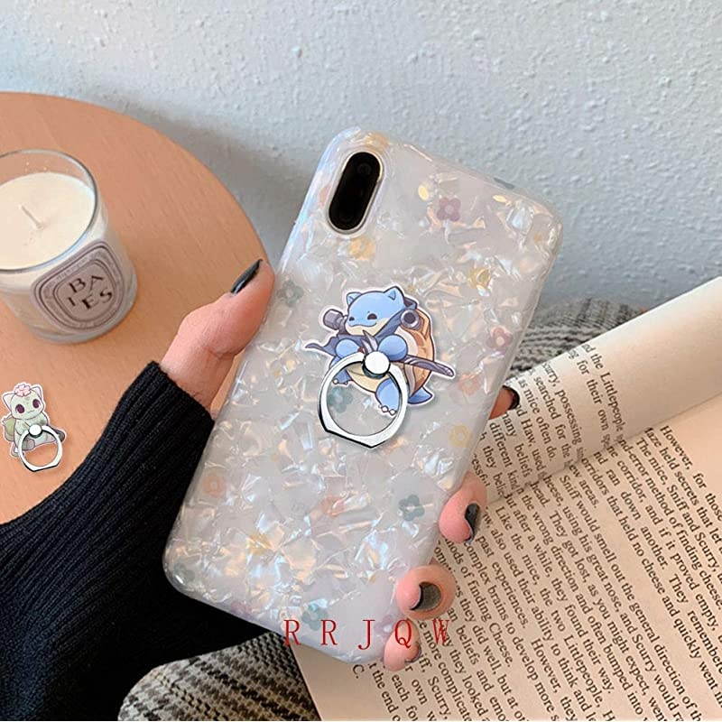 Ring Holder Stand,Ring Stand Holder 360 Rotation Kickstand Finger Ring Cute Grip Stand for Cellphones,Smartphones and Tablets(Blastoise,Bulbasaur)
