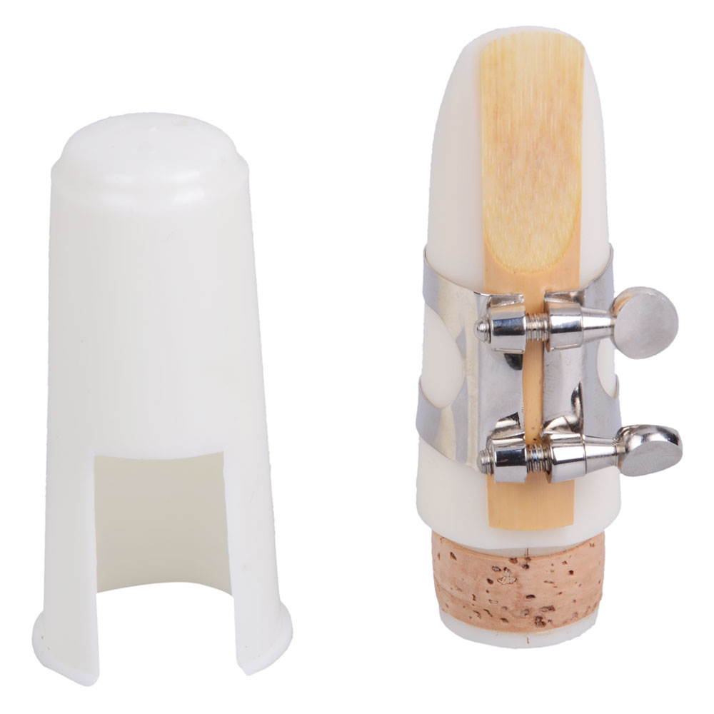 New Professional Bb 17 Keys Student Band Clarinet B Flat Beginner White