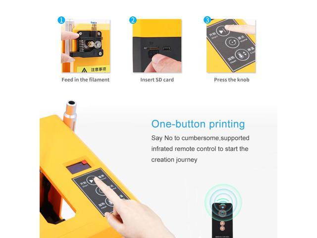 Creality Cr-100 Mini 3D Printer with Fully Assembled and Intelligent Leveling, Best for Kids Children Beginner Students STEM Educational Toys