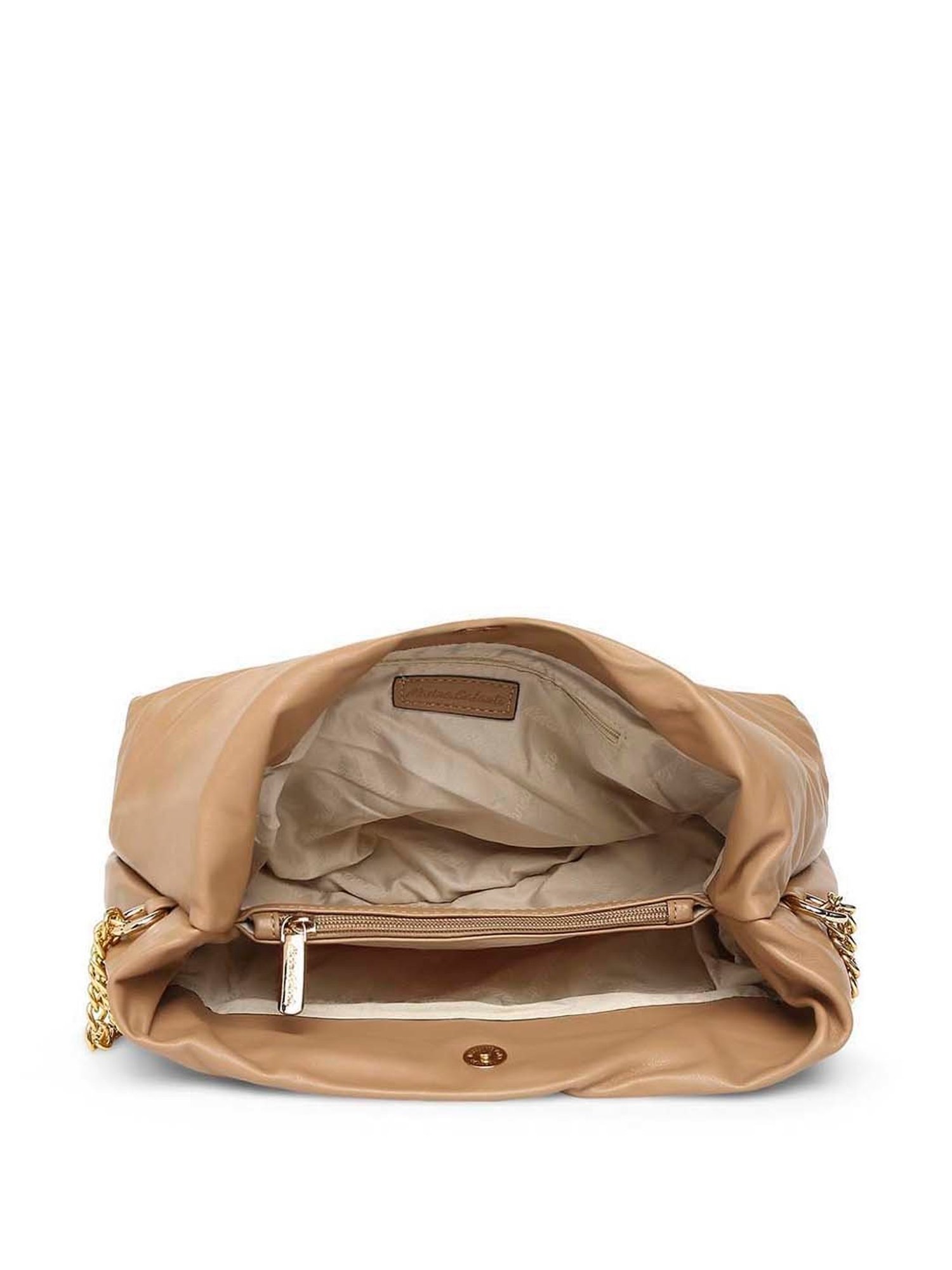 Marina Galanti Beige Solid Medium Shoulder Bag