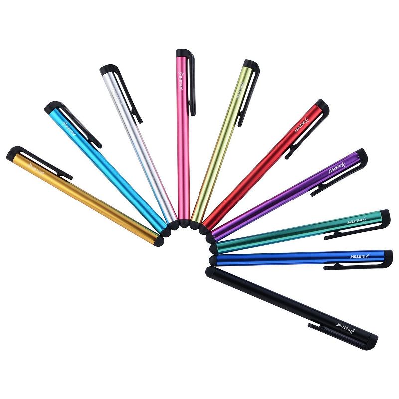 KMD 4 Stylus Pens Pack Black Red Blue (Pen Styluses Set) Compatible with Nintendo New 3DS-XL