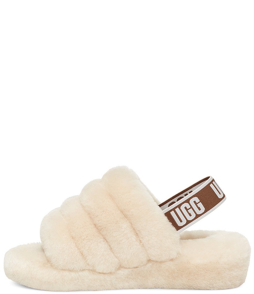 UGG&reg; Logo Fluff Yeah Fur Slides