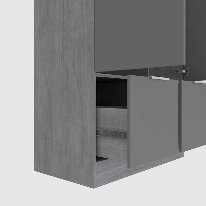 72" Daywood Kitchen Pantry Cabinet White - Room and Joy