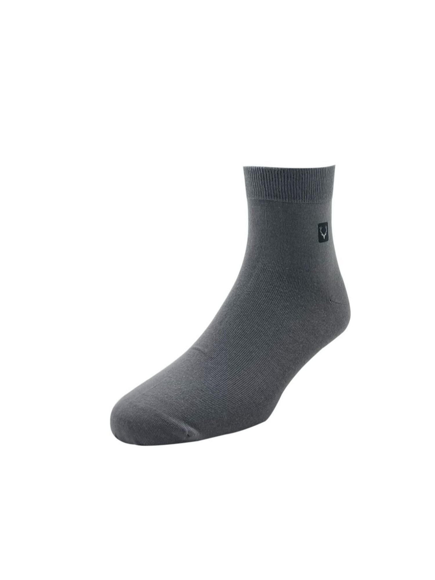 Allen Solly Grey Cotton Socks (Pack of 3)