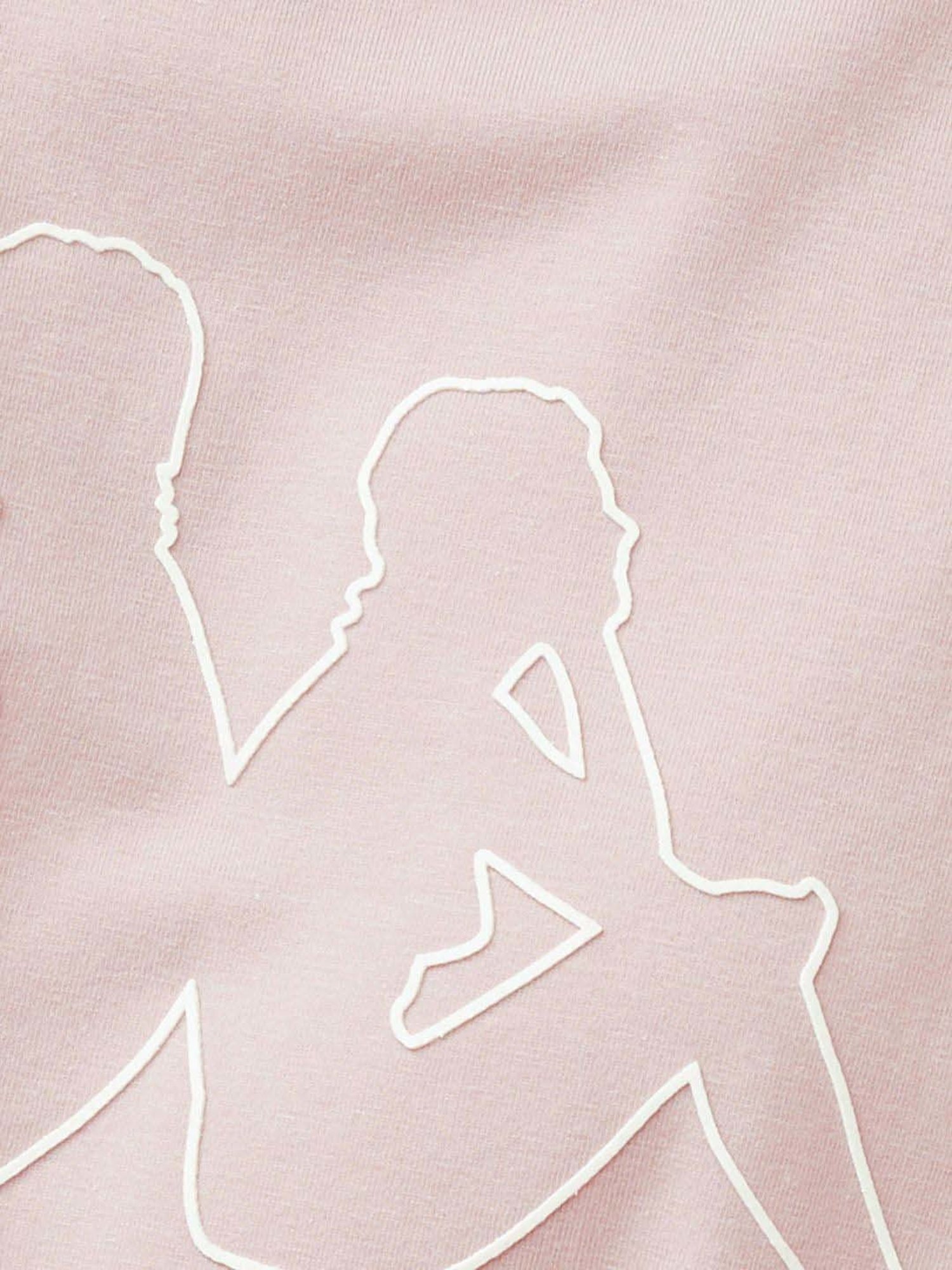 KAPPA Lilac Cotton Printed T-Shirt