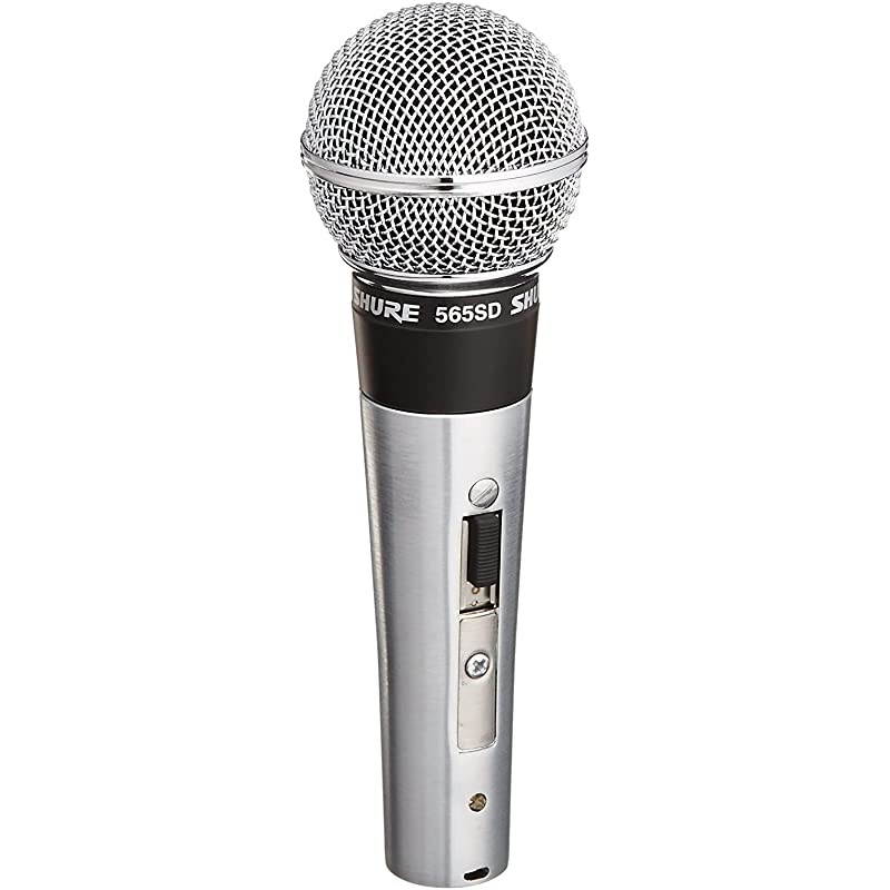 565SD-LC Microphone without Cable, Silent Magnetic Reed On/Off Switch with Lock-on Option