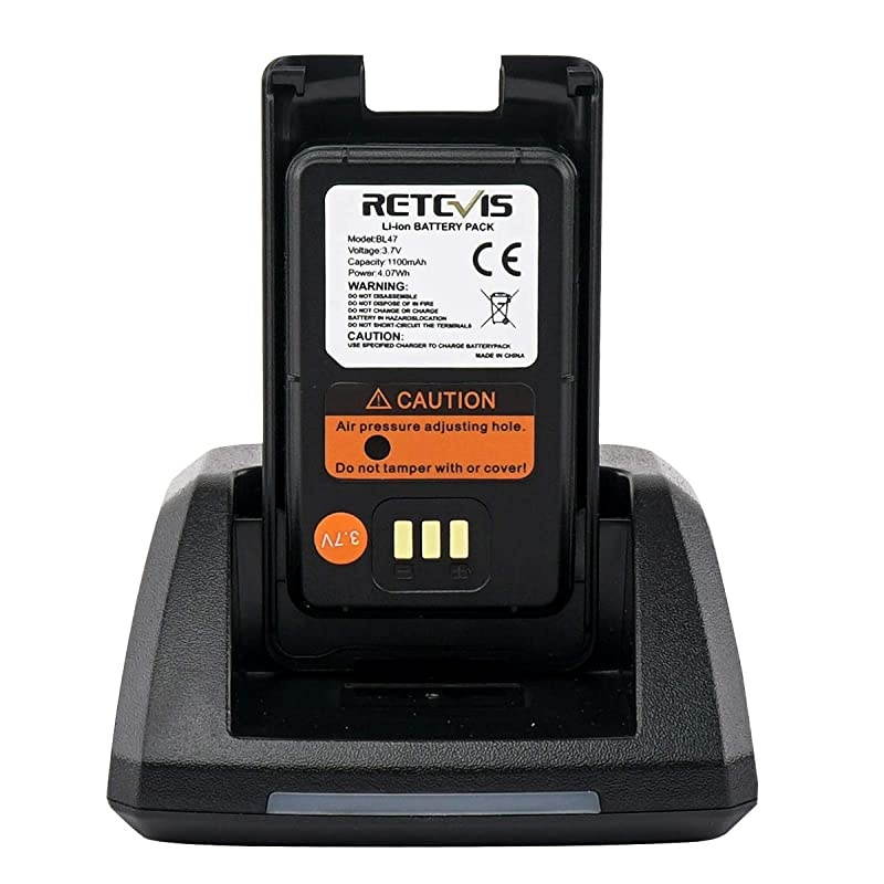 RT47 Two Way Radios Long Range, IP67 Waterproof Walkie Talkies Commercial, VOX Hands-Free, Clear Sound 2 Way Radios with Belt Clip (6 Pack)