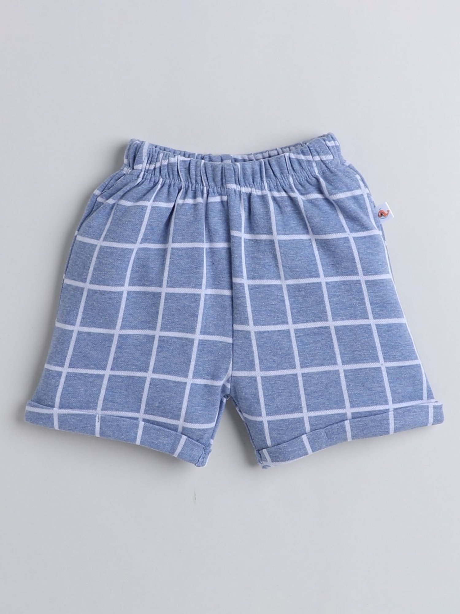 Bumzee Kids Grey & White Checks Full Sleeves Shirt, Waistcoat with Pants