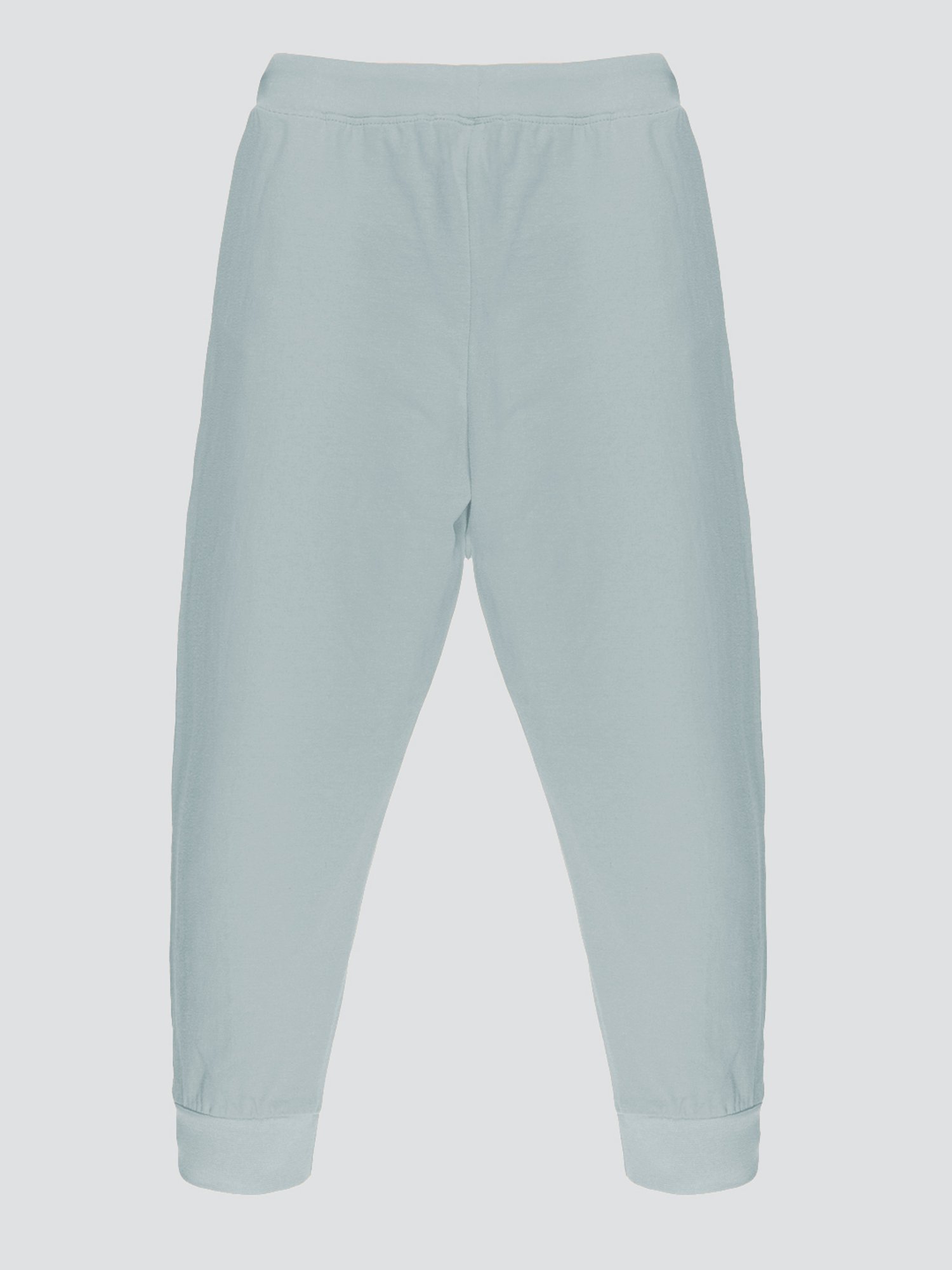 Kiddopanti Unisex Grey Solid Trackpants