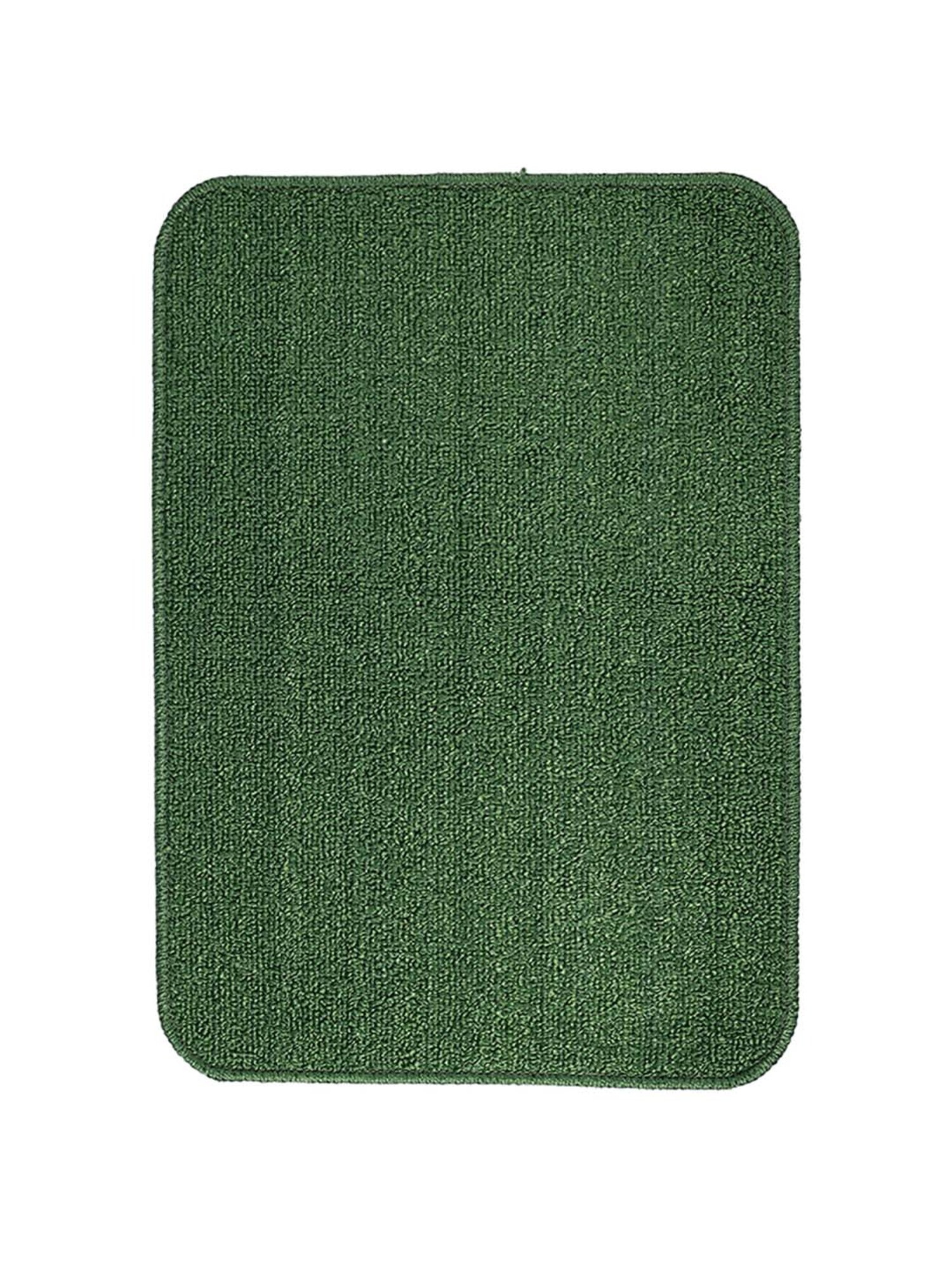 Saral Home Black Jute 1791 GSM Door Mat - Set of 1