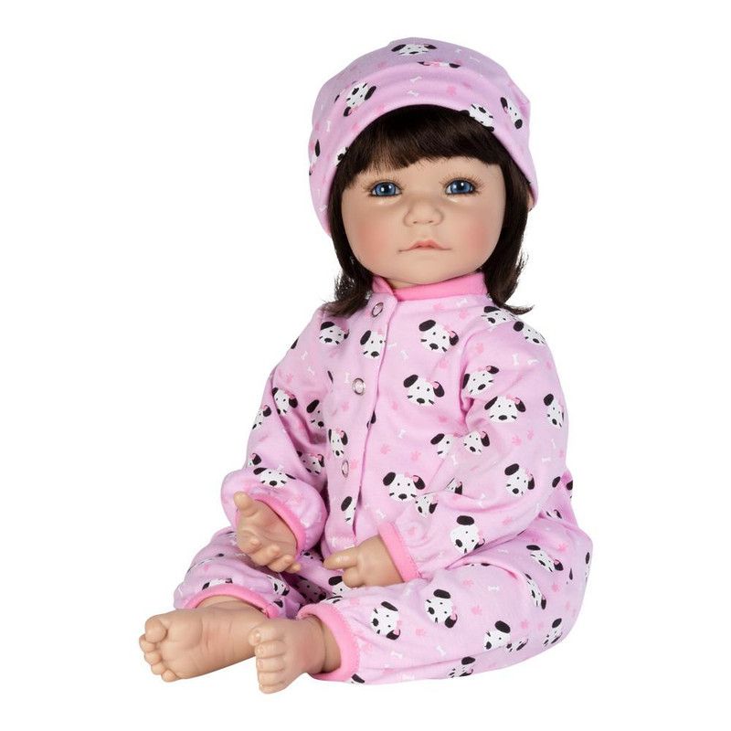 Adora Toddler Doll WOOF! Doll with Puppy Print Onesie, bib and Cap