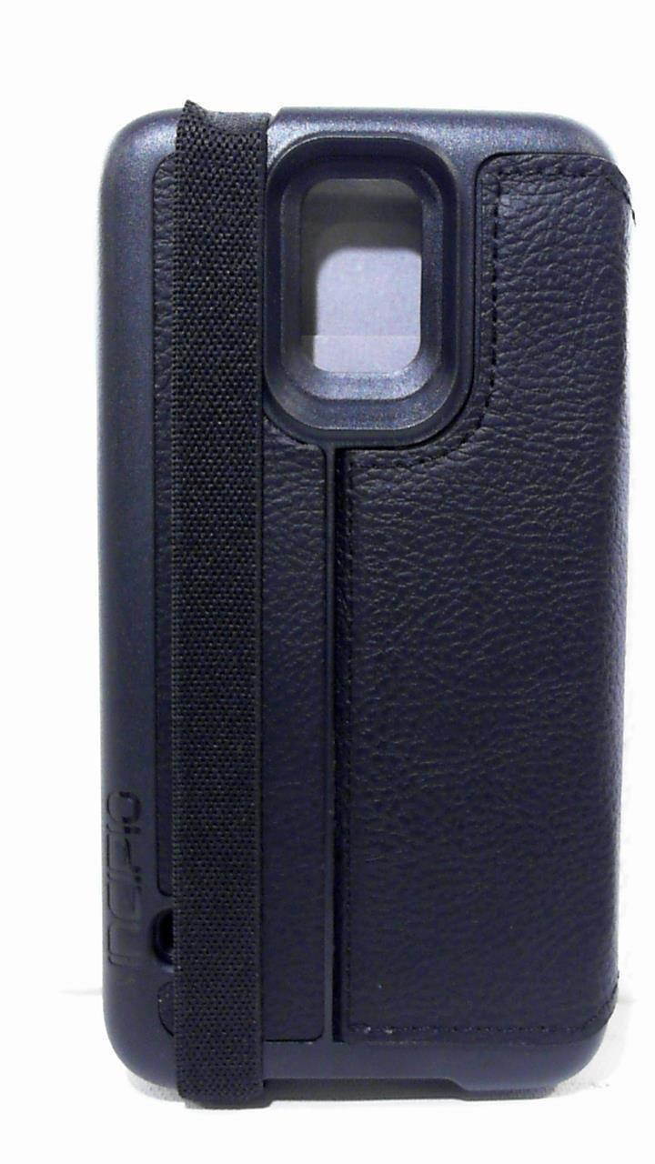 Incipio Watson 2 in 1 Wallet Folio With Removable Snap on Case-SAMSUNG GALAXY S5-Black