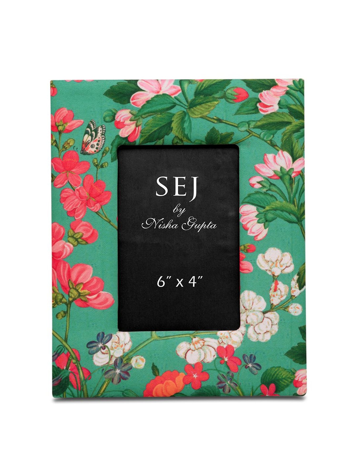 SEJ by Nisha Gupta Green Wooden Photo Frame