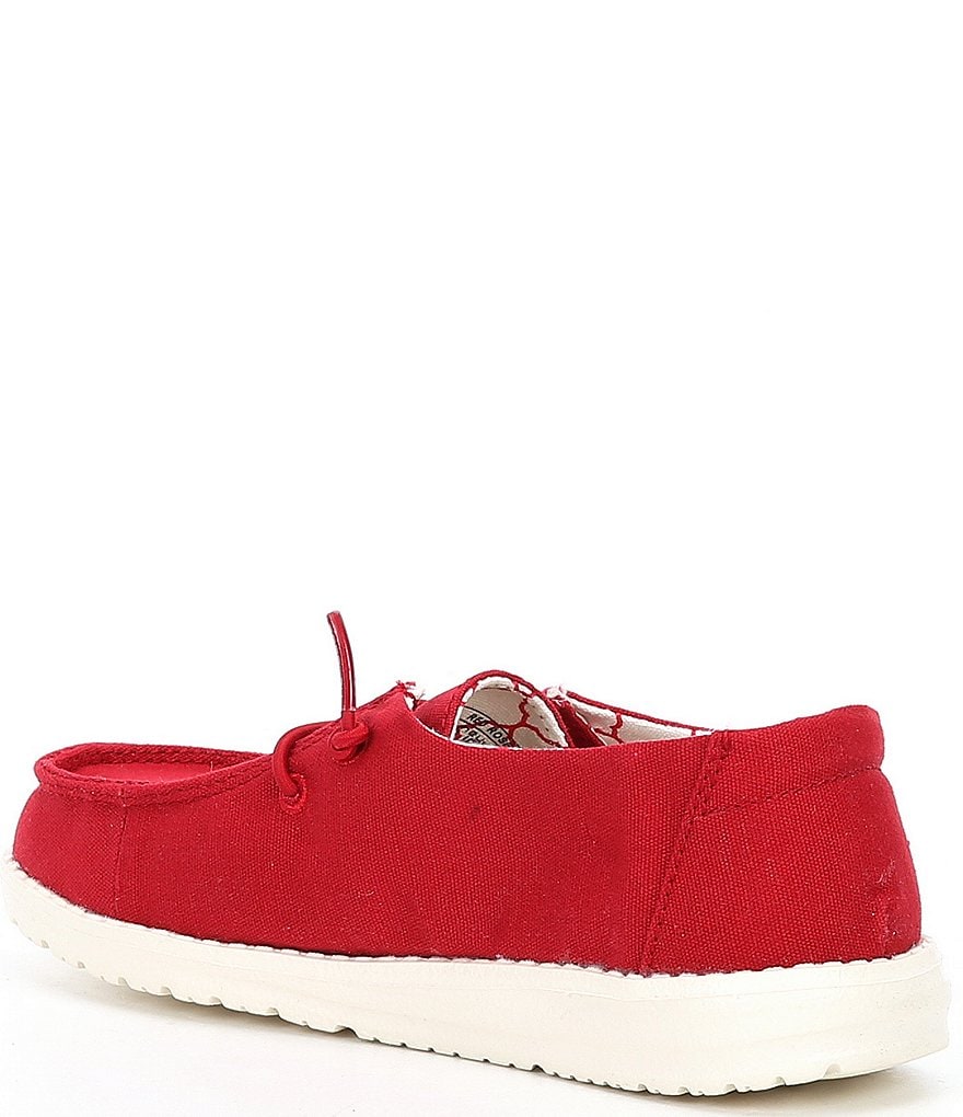 Hey Dude Girls' Wendy Canvas Washable Slip-Ons (Youth)