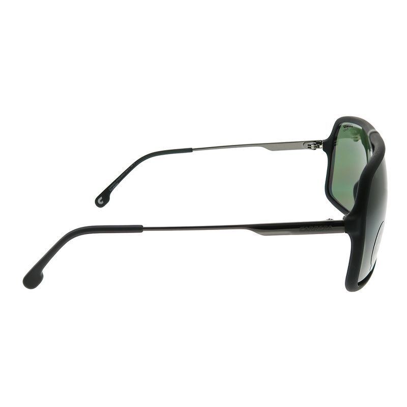 Carrera Navigator 1019/S 003 UC Unisex Aviator Polarized Sunglasses Matte Black with Green Polarized Lens 64mm