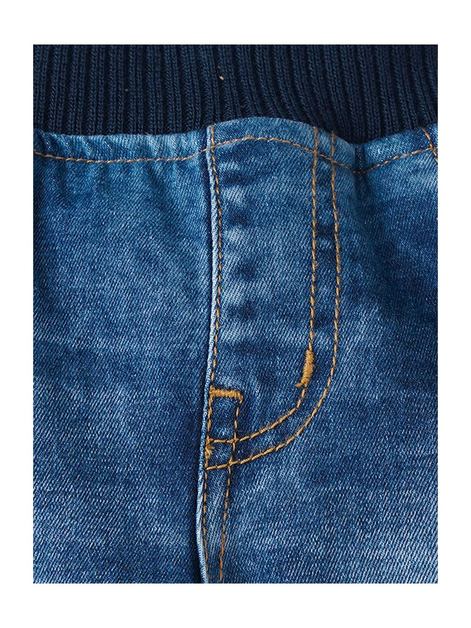 Palm Tree Boys Grey Washed Jeans