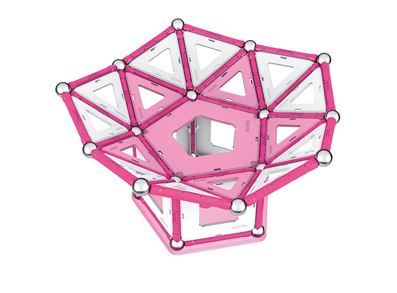 Geomag Pink Panels - 104pc Magnetic Construction Set