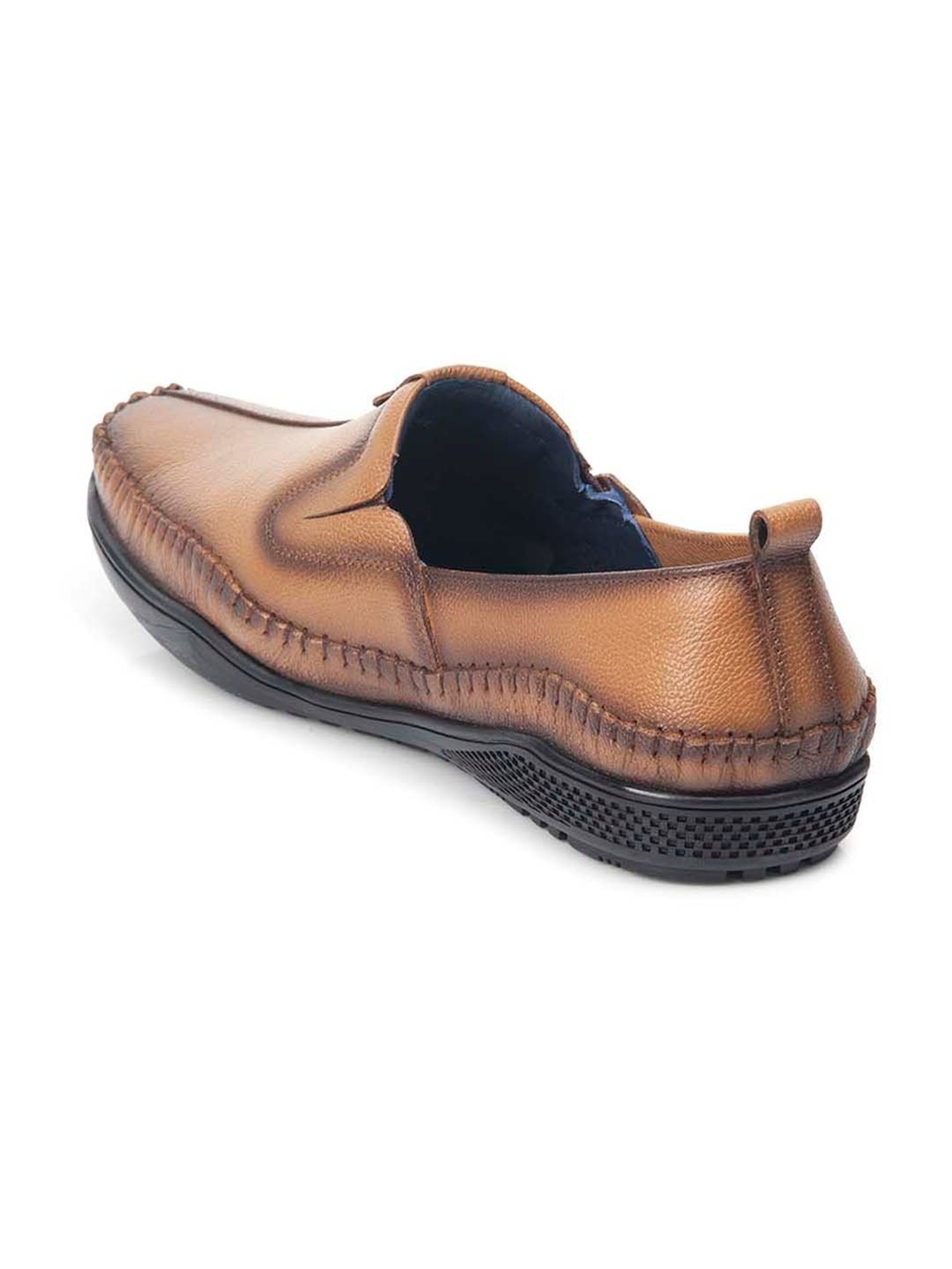 ID Men's Tan Casual Loafers