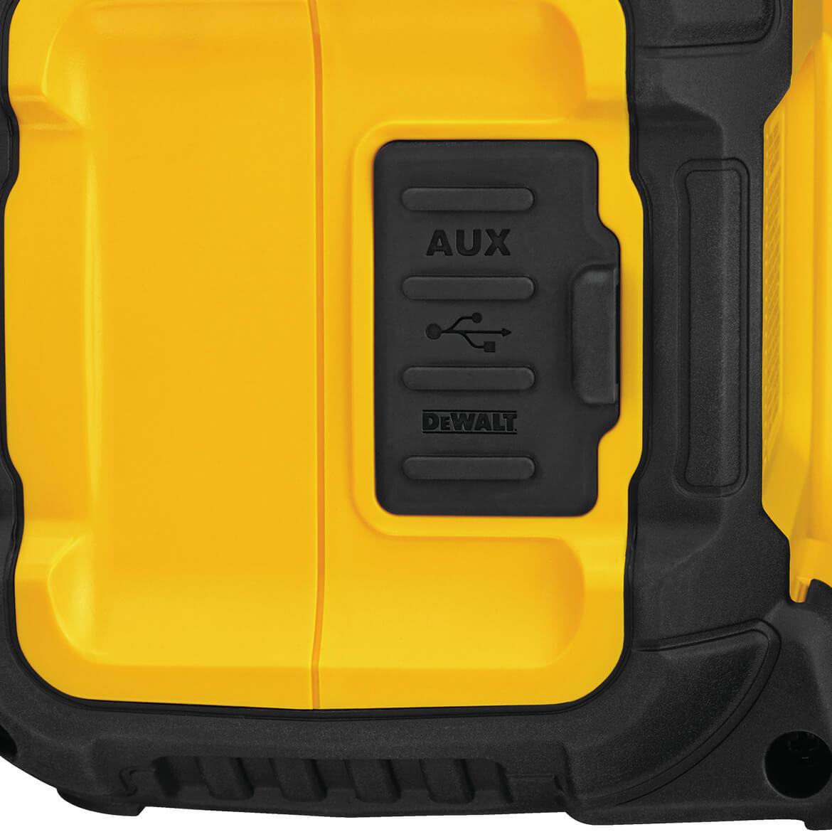 DeWALT DCR010 12-Volt/20-Volt Corded/Cordless Dual Speaker Bluetooth Speaker