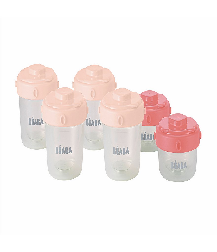 BEABA Clip Containers 2oz/ 4oz 6-Pack