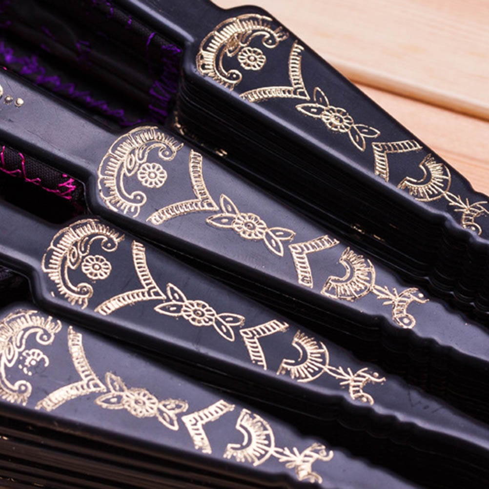 Fashionable Sequins Peacock Fan Handmade Dance Hand Fans for Performance Stage Show (Sky Blue)