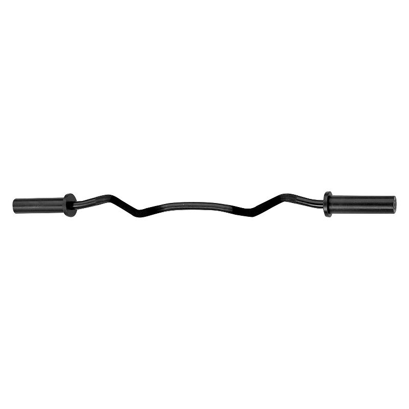 Body-Solid 4' Olympic Curl Bar - Black