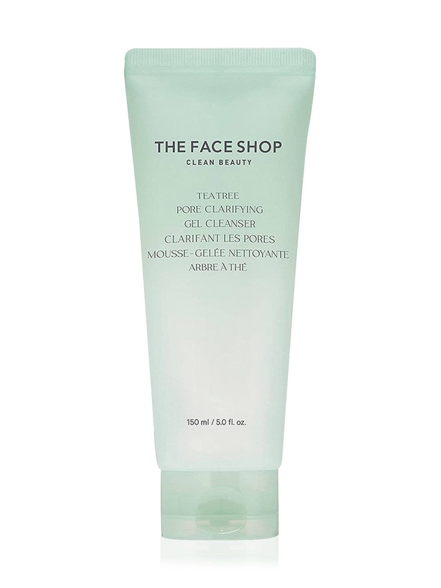 The Face Shop Tea Tree Pore Mild Gel Cleanser with AHA, IP-BHA, PHA & Hyaluronic Acid - 150 ml