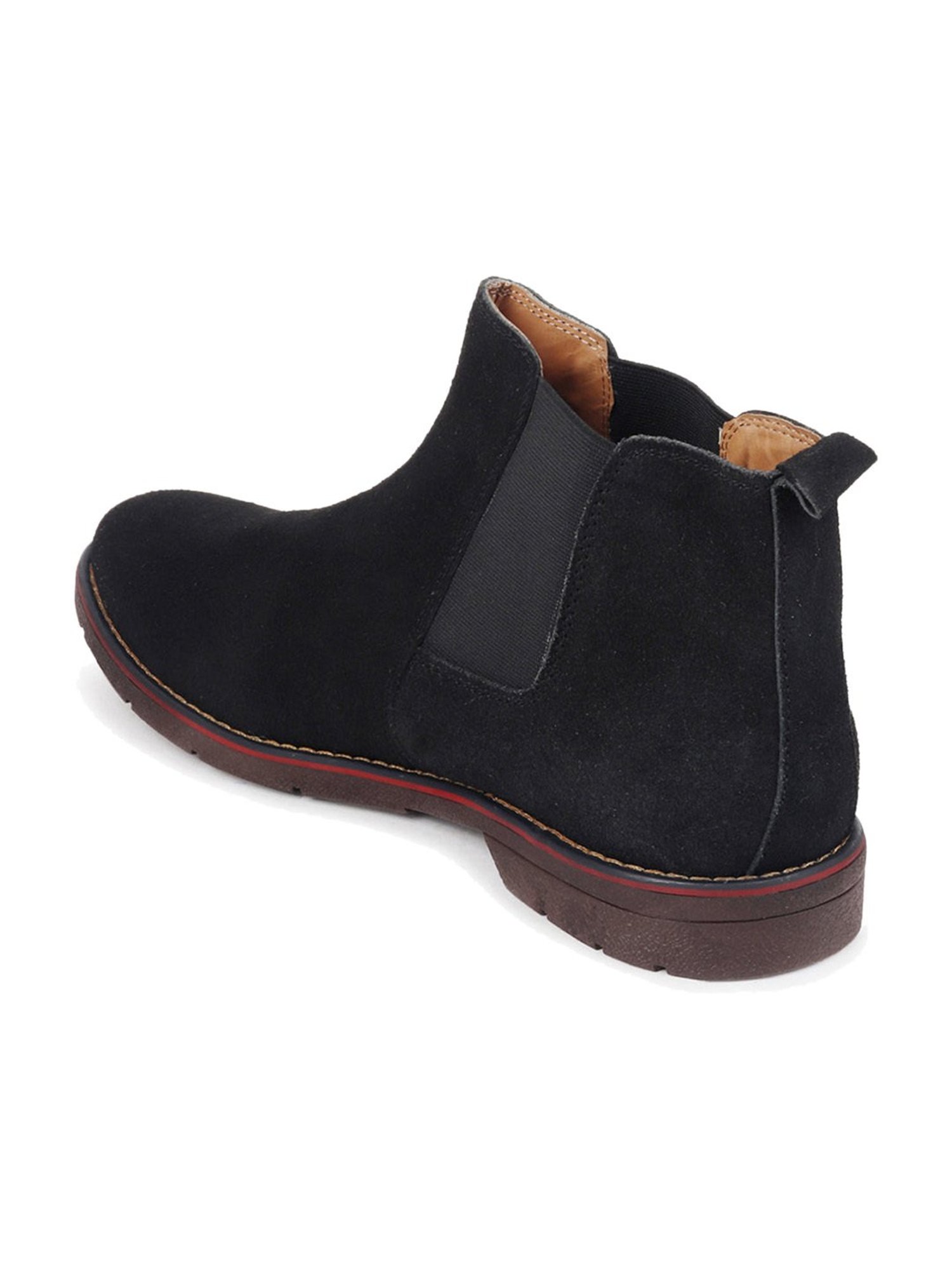 Fausto Men's Black Chelsea Boots