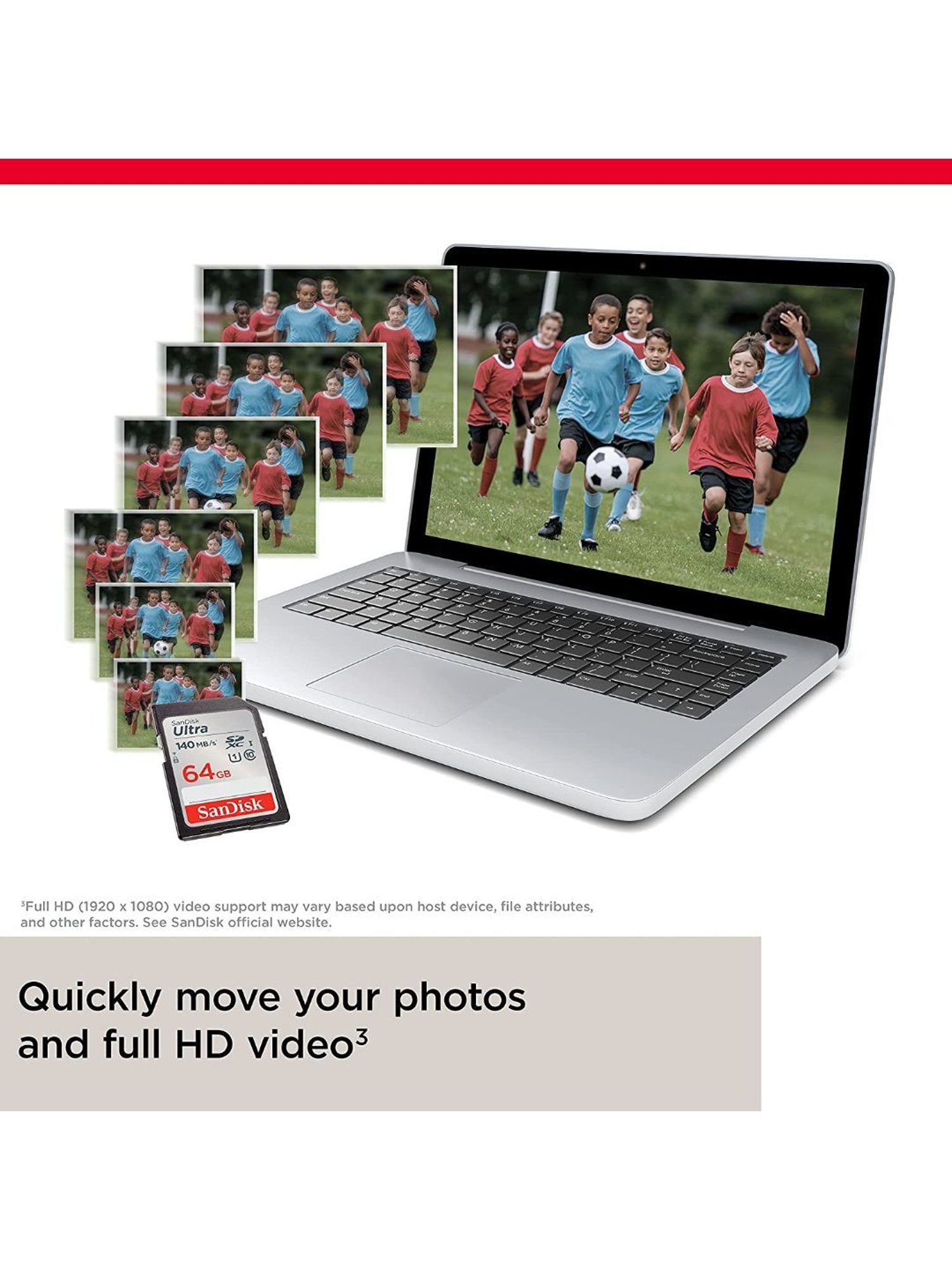 SanDisk Ultra UHS I 64GB SD Card 140MB per second for DSLR and Mirrorless Cameras