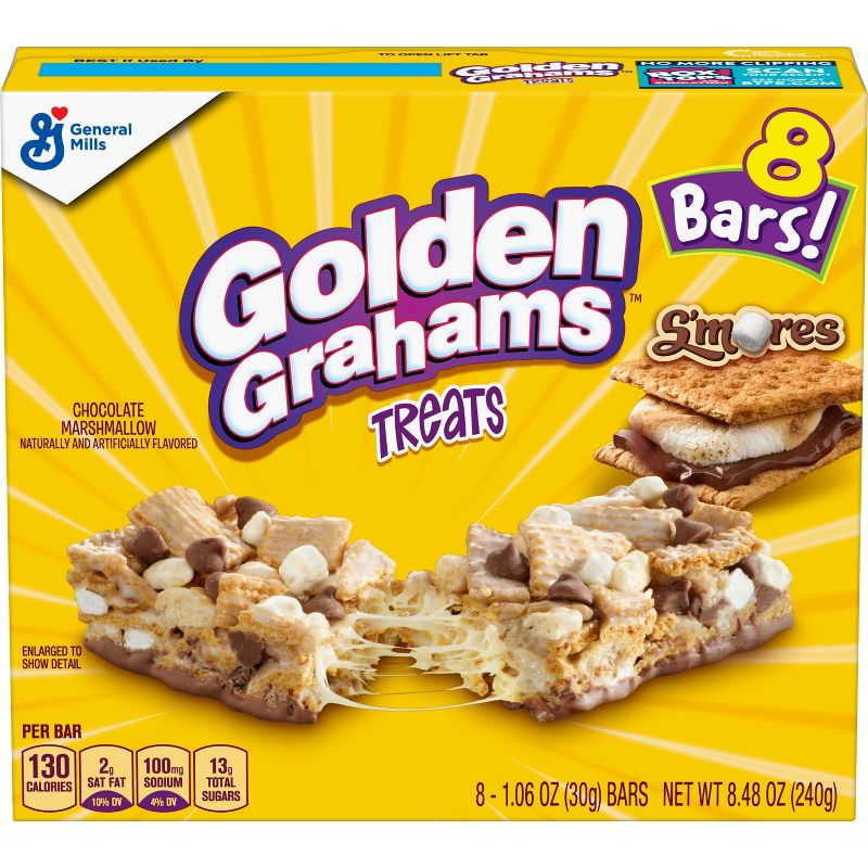 Golden Grahams S'mores Chocolate Marshmallow Bars - 8ct