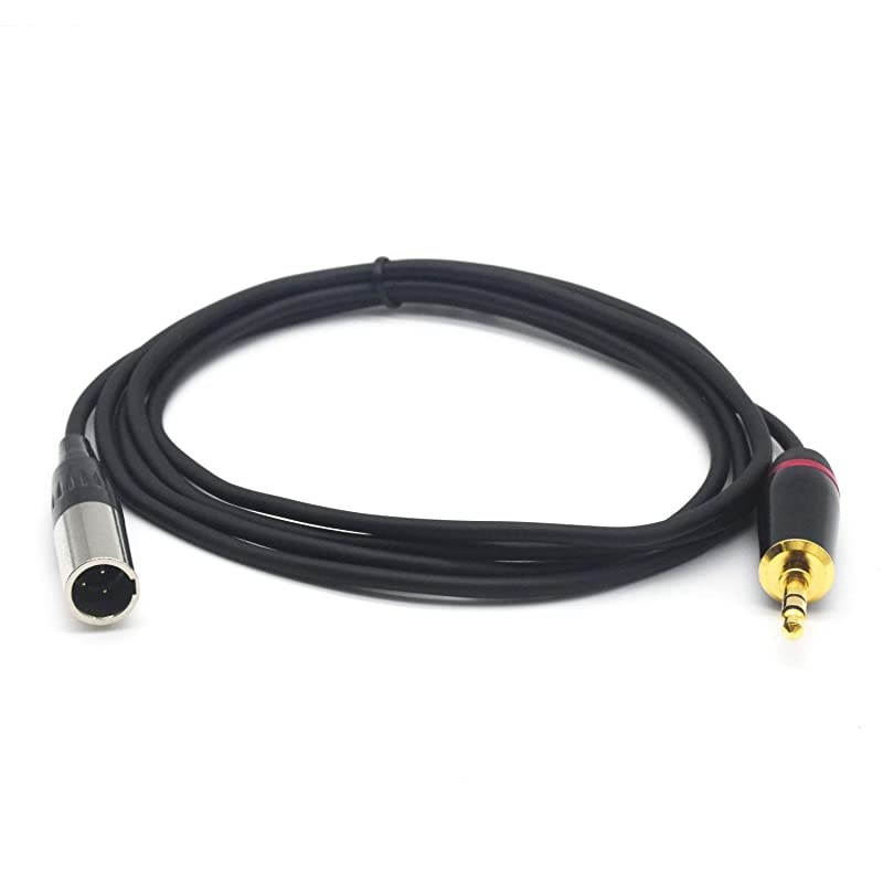 Mini XLR Male to XLR Female Plug Microphone Cable for Blackmagic Pocket 4K Camera Video Assist 4K Mini XLR 3 Pin Pro Lapel Audio Cable 5FT15M