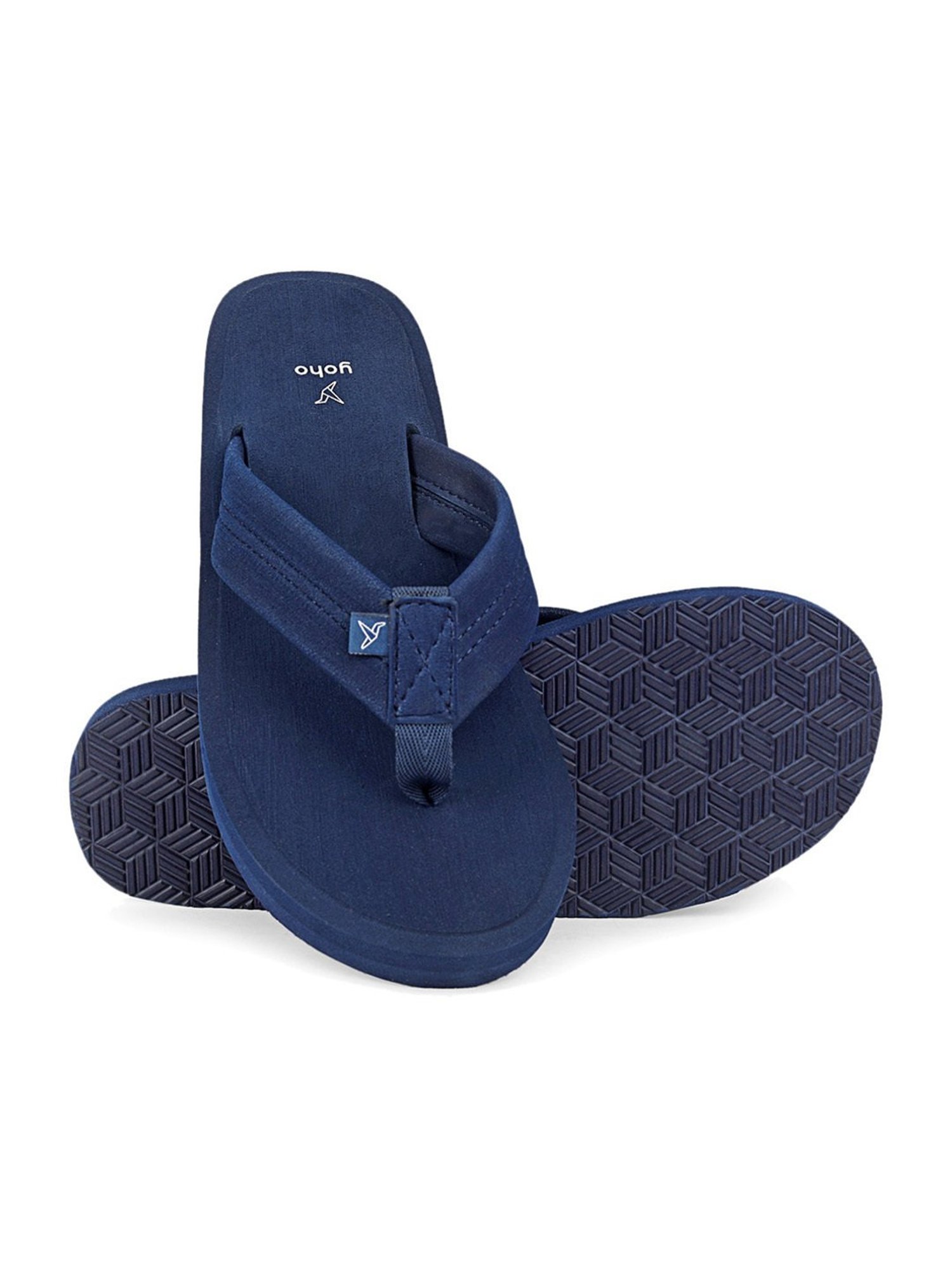 Yoho Women's Eva Bubbles Blue Flip Flops