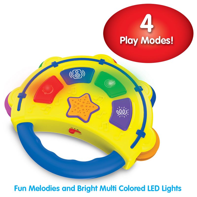 The Learning Journey  Early Learning Little Tunes Tambourine with 4 play modes