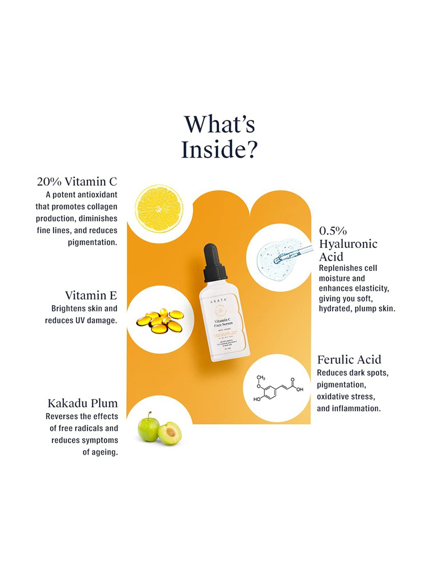 Arata Vitamin C Face Serum - 30 ml