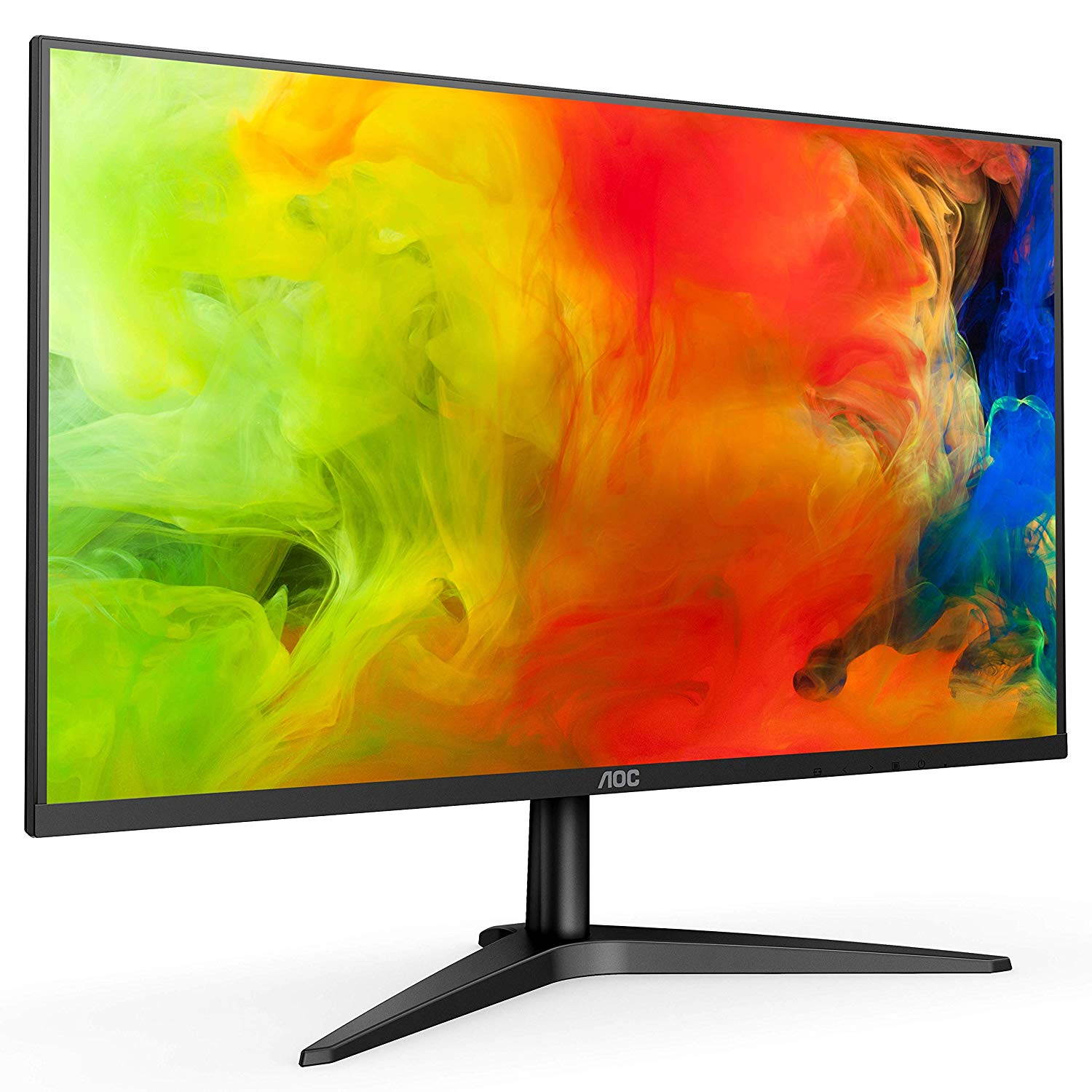 Full HD 1920x1080 monitor,AOC 27" 3-sided Frameless, IPS Panel, HDMI/VGA, Flicker-Free, LED monitor, 27-Inch Full HD 1920 x 1080 monitor, HDMI/VGA with earphone output