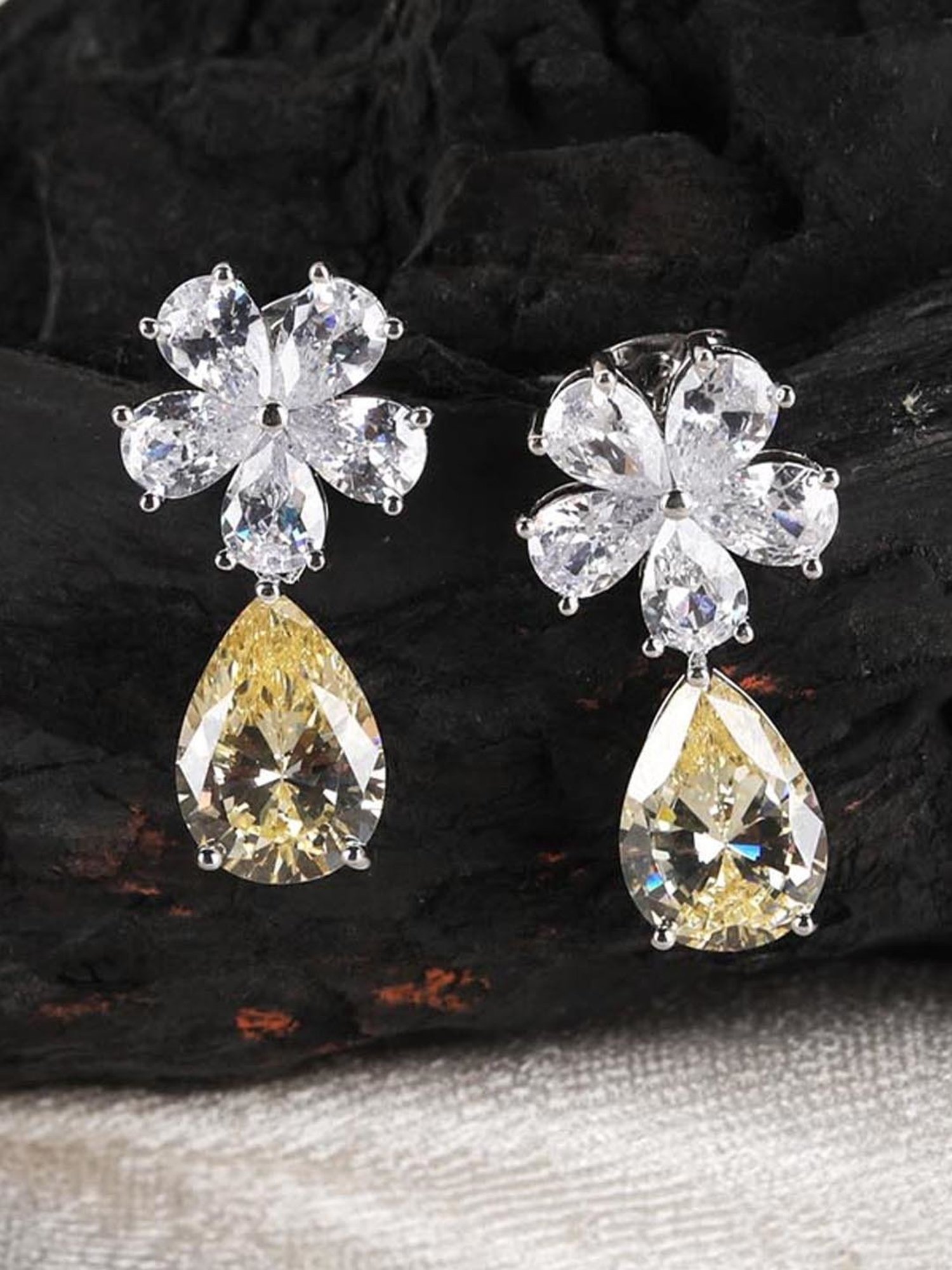 The Real Effect London Silver Earrings for Women