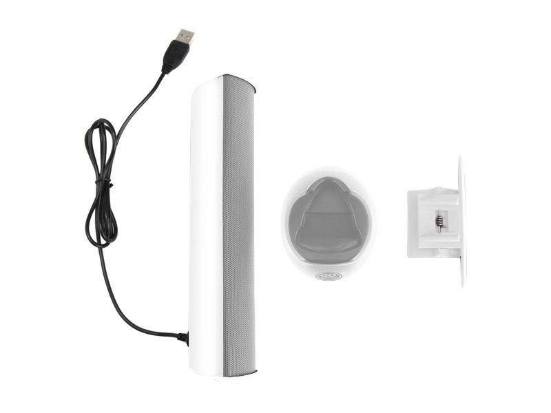 GOgroove SonaVERSE USB 3796908 Laptop Speaker Soundbar 2.0 with Clip-On Portable Design (Black) - Works with Acer, Apple, ASUS, Dell, HP, Samsung and More Computers