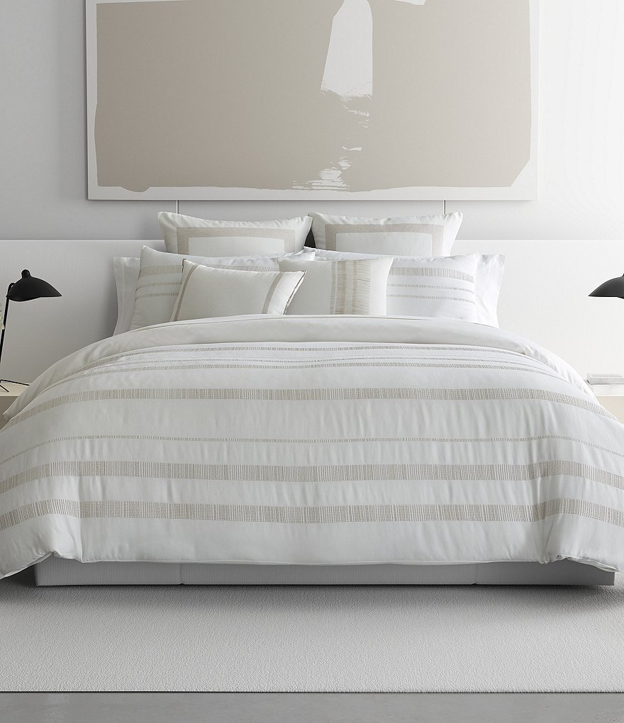 Vera Wang Pucker Grid Duvet Cover Mini Set