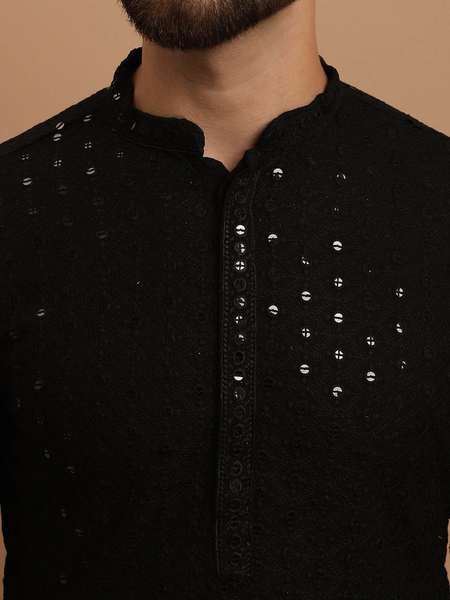 Sojanya Muilticolored Regular Fit Embroidered Kurta Set With Jacket