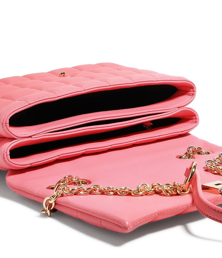 House of Want H.O.W. We Step Up Quilted Vegan Leather Shoulder Bag