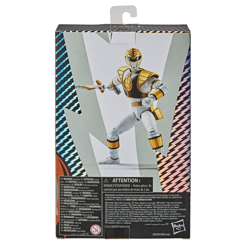Power Rangers Lightning Collection 6" Mighty Morphin White Ranger Collectible Action Figure