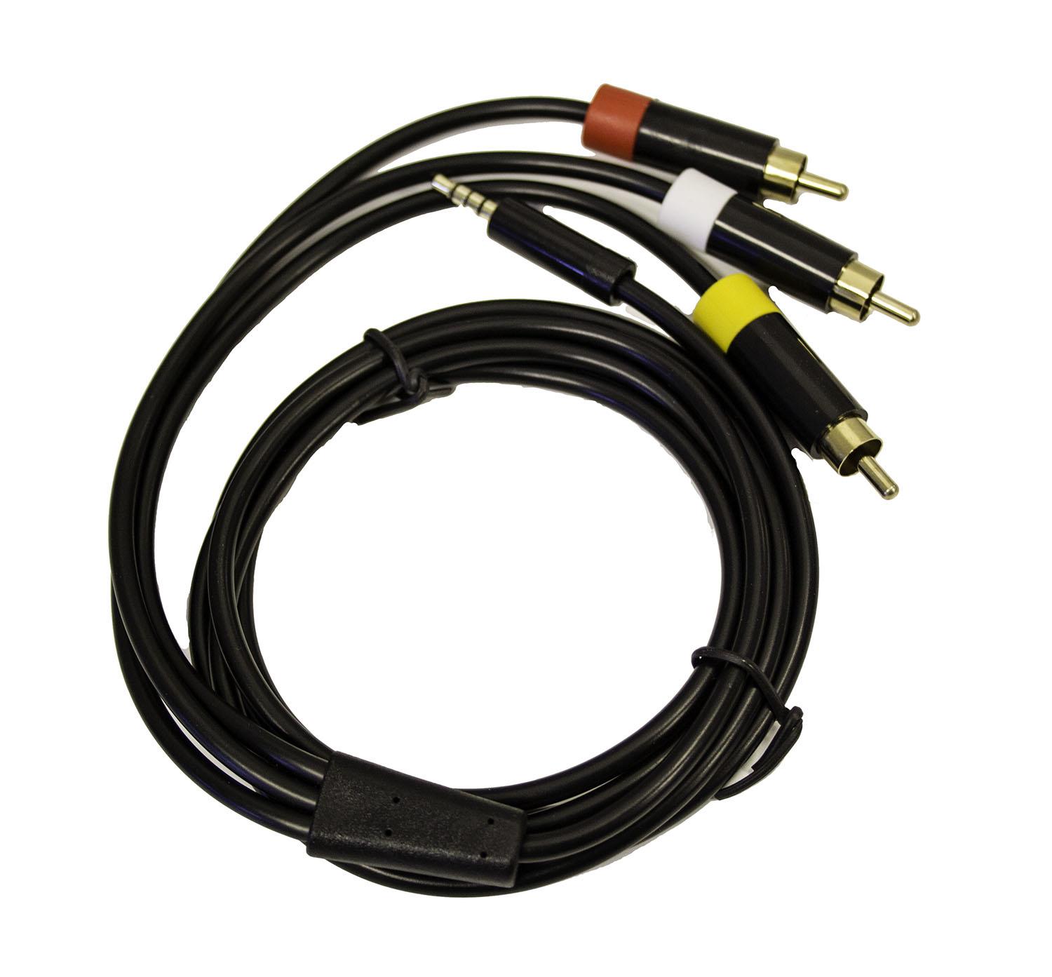 Composite AV Cable for XBox 360 E by Mars Devices