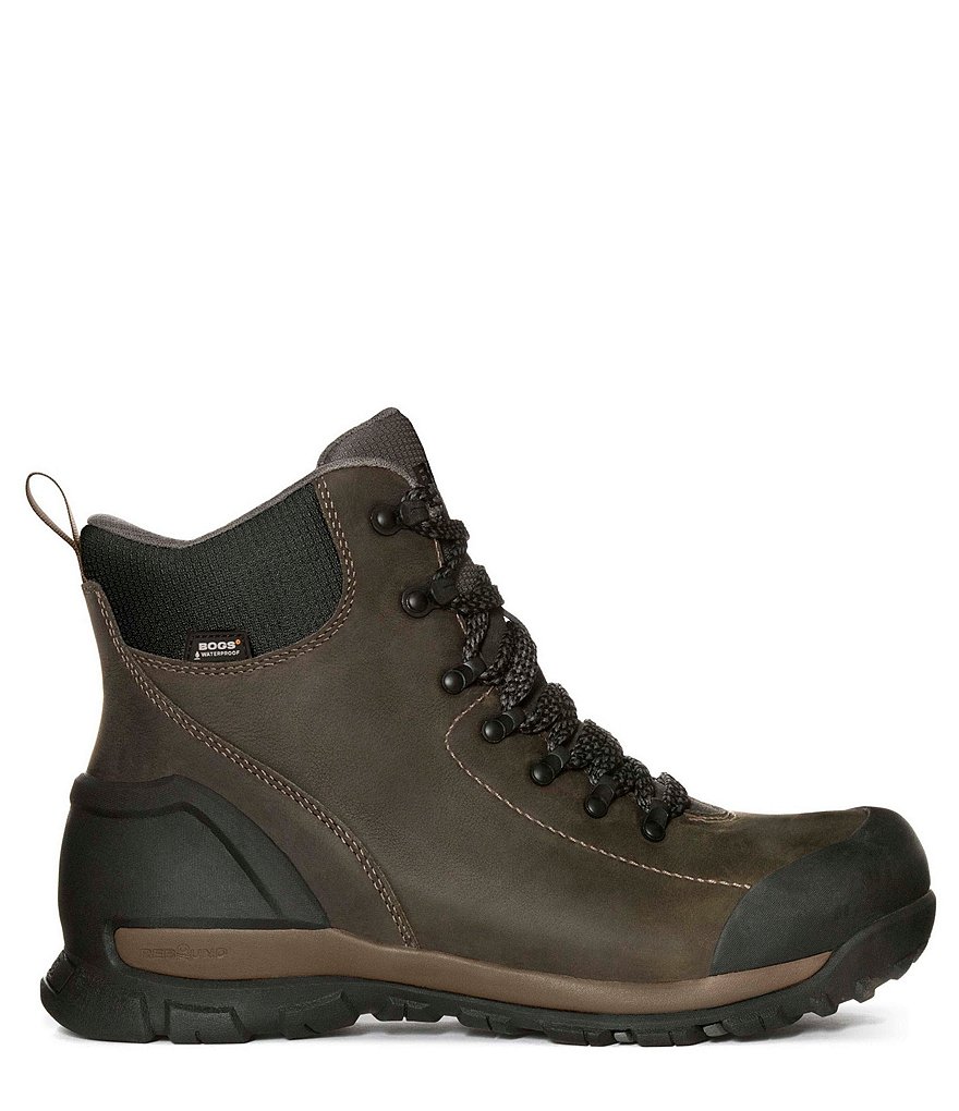 BOGS Men's Foundation Leather Waterproof Work Boot