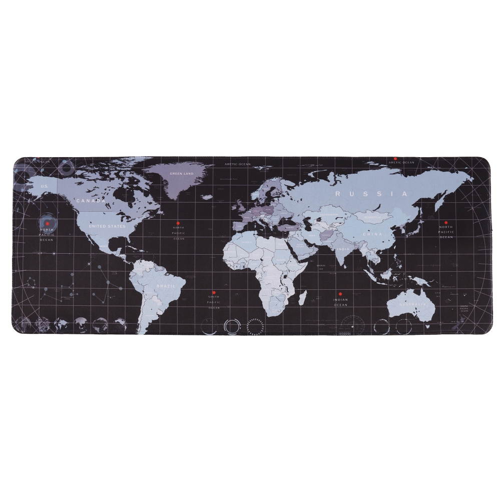 Gaming Mouse Pad Large Size 300*700MM Water-Resistant Extended Mouse Mat World Desk Mat Gaming Support for Computer, PC and Laptop